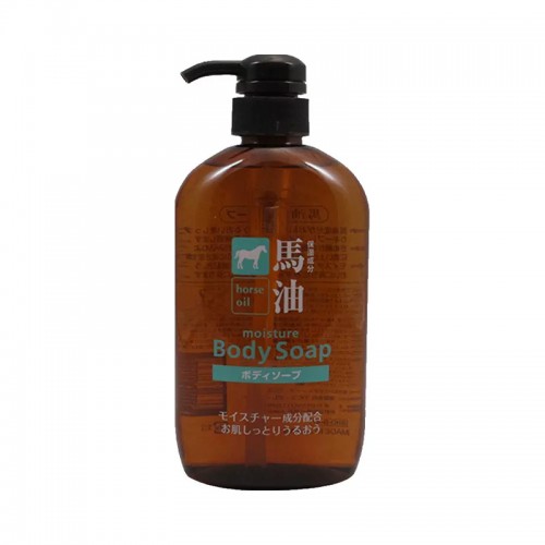 日本 马油沐浴露600ml 锁水保湿_