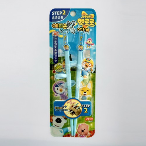 韩国 啵乐乐学习筷-右手 2段3期6岁以上_