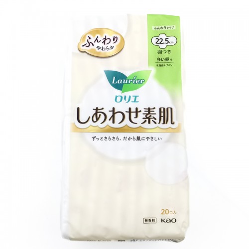 KAO花王卫生巾F22.5cm厚款 素肌系列20片_