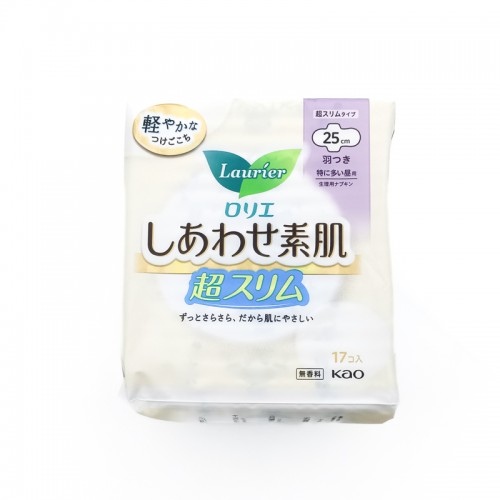 KAO花王卫生巾F25cm薄款17片素肌系列_