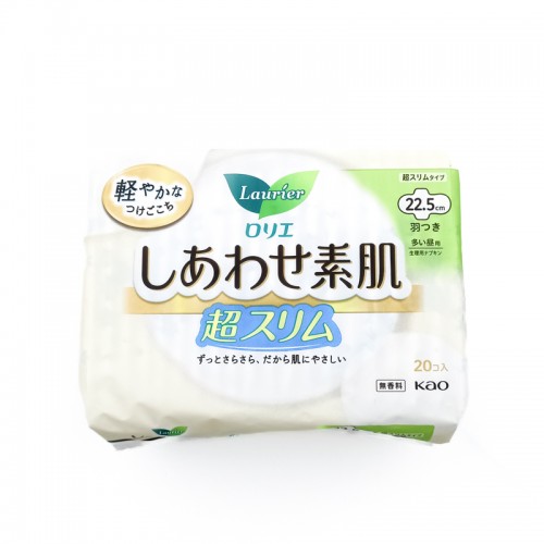 KAO花王卫生巾F22.5cm薄款 素肌系列20片_