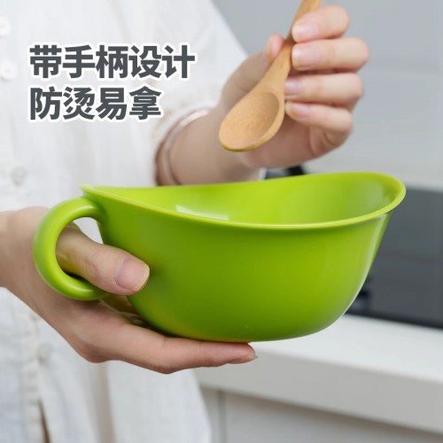 日本小久保kokubo带手柄餐碗绿色_