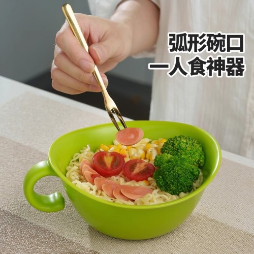 日本小久保kokubo带手柄餐碗绿色_
