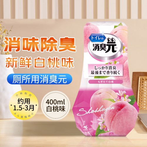 日本 小林卫生间用消臭元400ml蜜桃_1