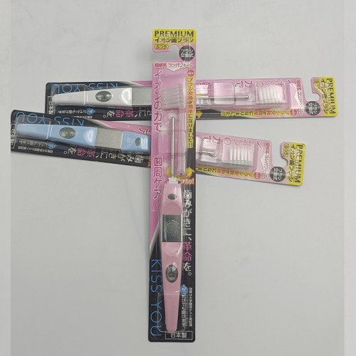 日本 Kissyou小刷头平头牙刷H22（颜色随机）_