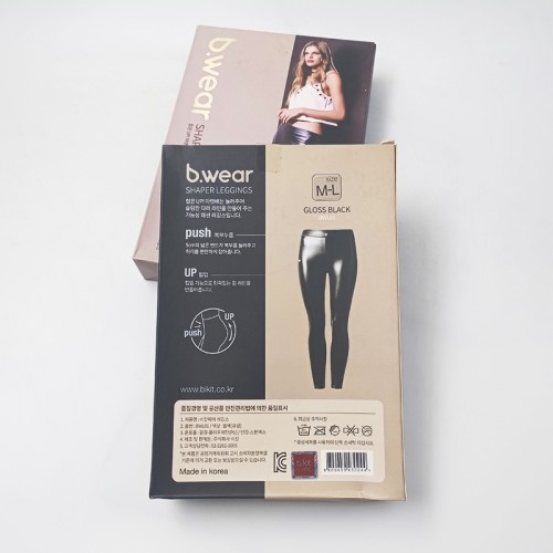 韩国 bwear紧身裤（M-L) 亮黑色_